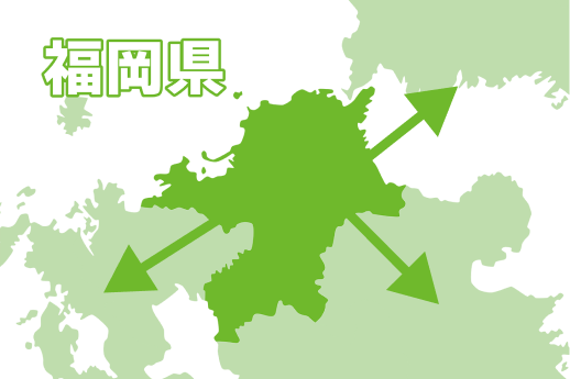 福岡県：地図